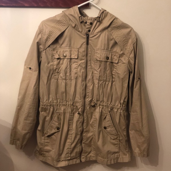 Michael Kors Cinched waist jacket with hood - Picture 2 of 8